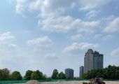 资阳凤岭公园山上正在修溜冰场？