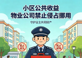 资阳某物业擅自侵占、挪用小区公共收益